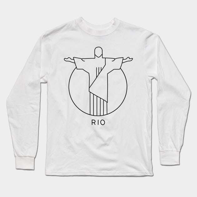 Rio De Janeiro Long Sleeve T-Shirt by valentinahramov